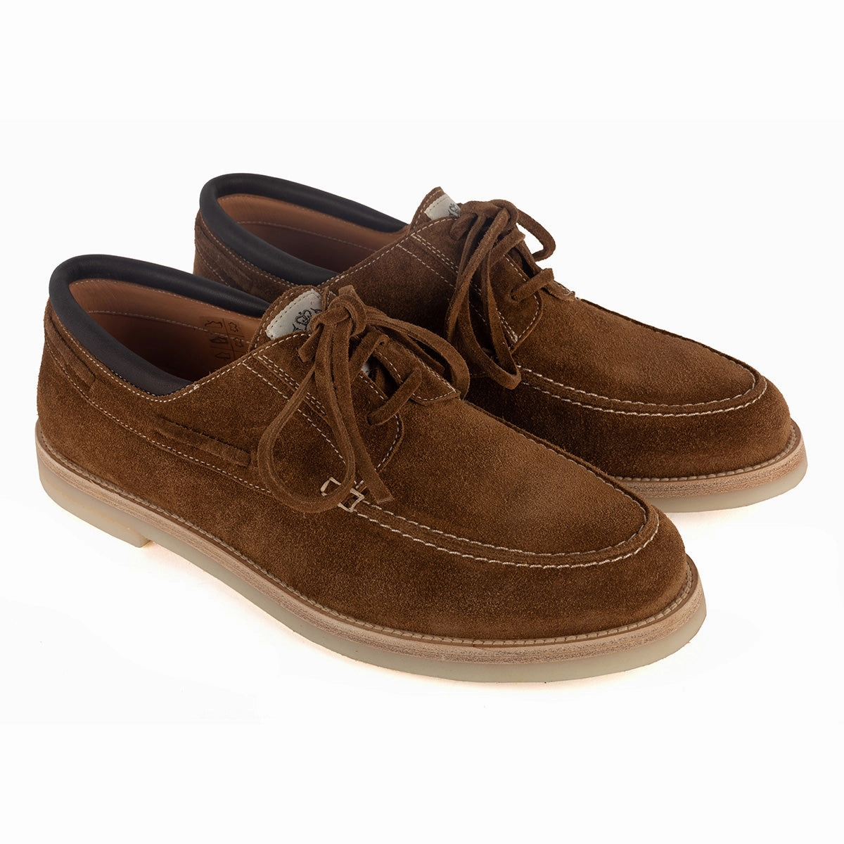 Felix 85021<br>Brown Loafers with Laces Open Back Loafers