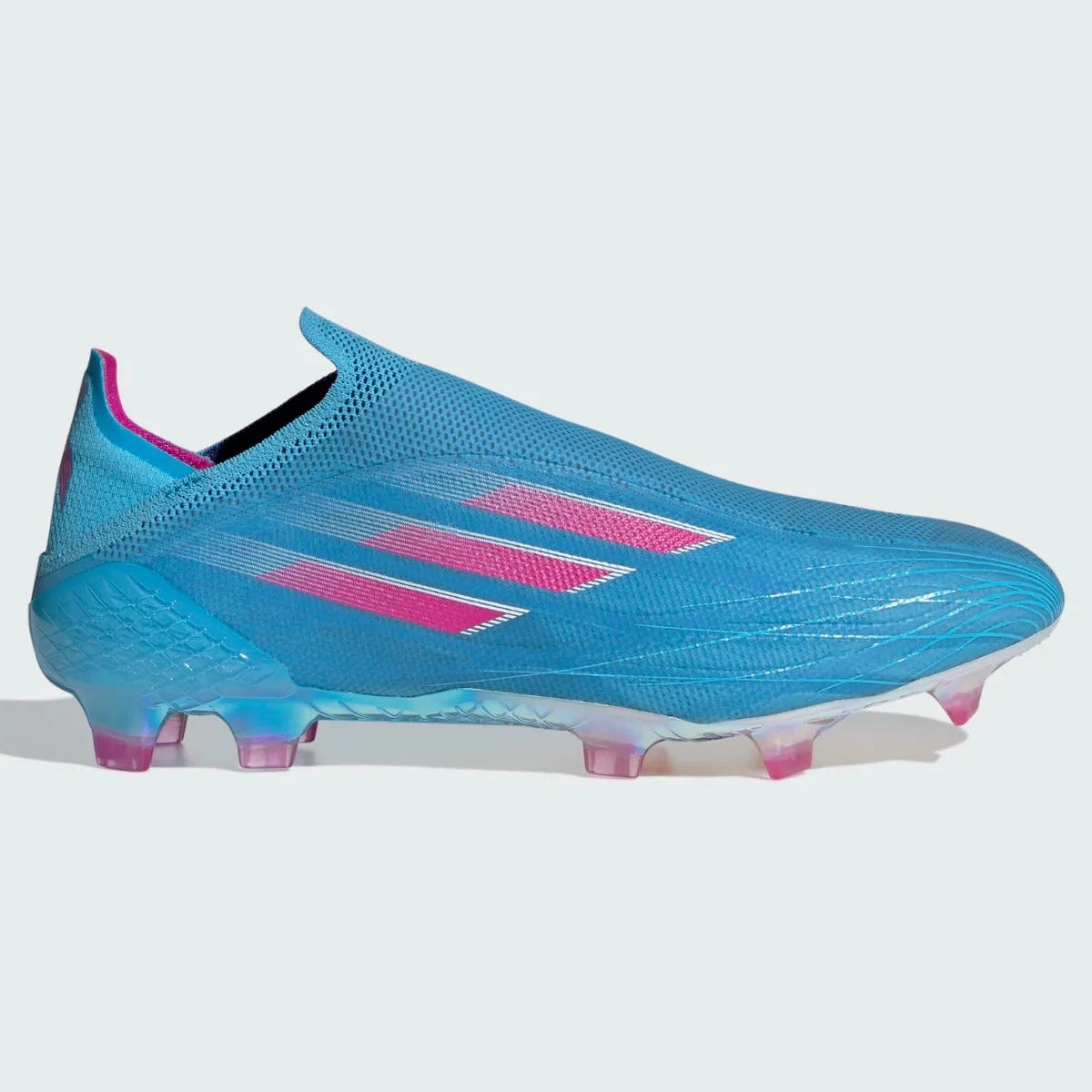 Adidas X Speedflow   FG  - Sky Rush-Shock Pink Adidas Tennis Shoes Ubersonic