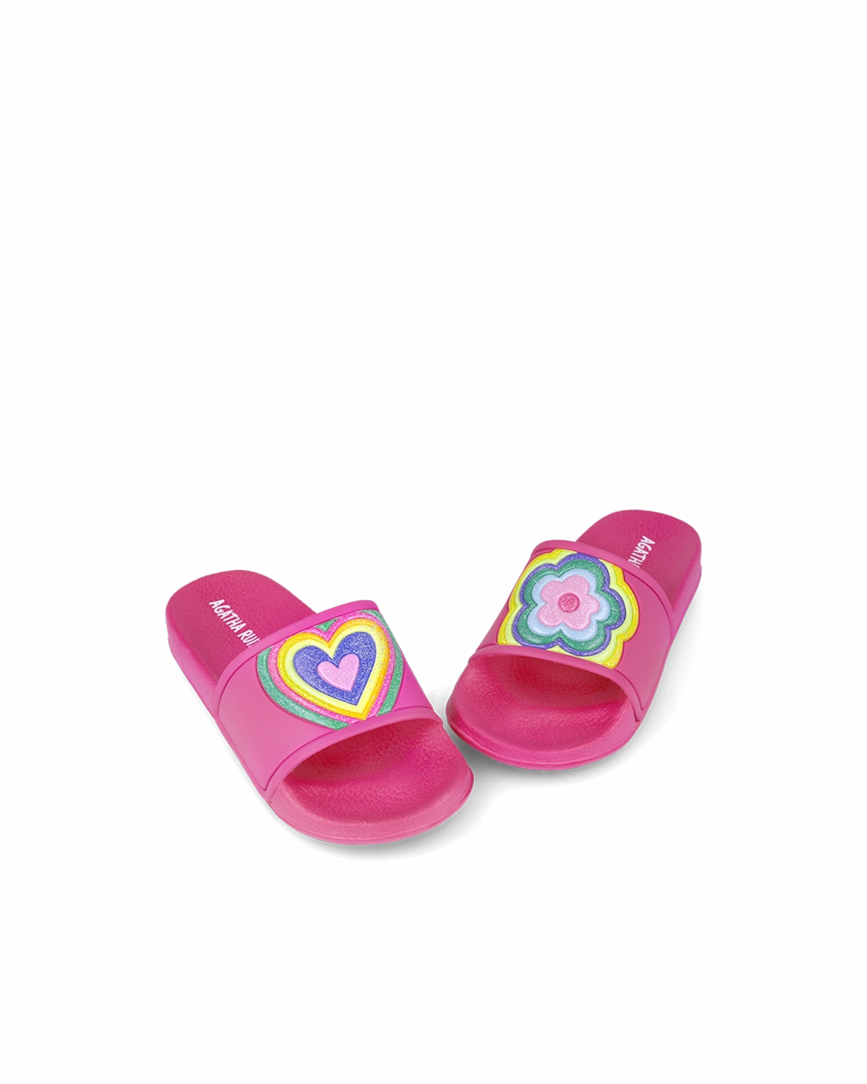 Agatha Ruiz de la Prada flip flop Hot Pink Flip Flops