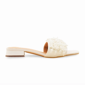 Hockey Slides White Formal Slipper FR8358