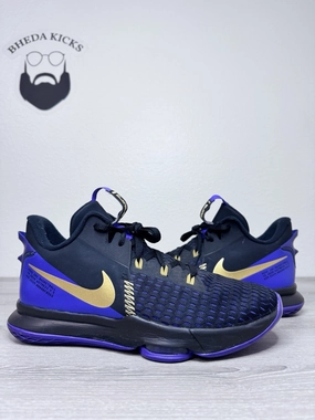 Size 14 - Nike LeBron Witness 5 Lakers Basketball Shoe CQ9380-003 James King Asics 360 Shoes