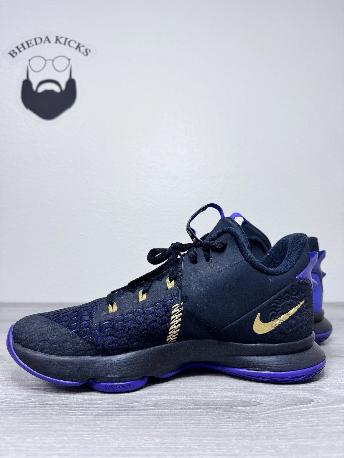Size 14 - Nike LeBron Witness 5 Lakers Basketball Shoe CQ9380-003 James King Asics Cricket Shoes
