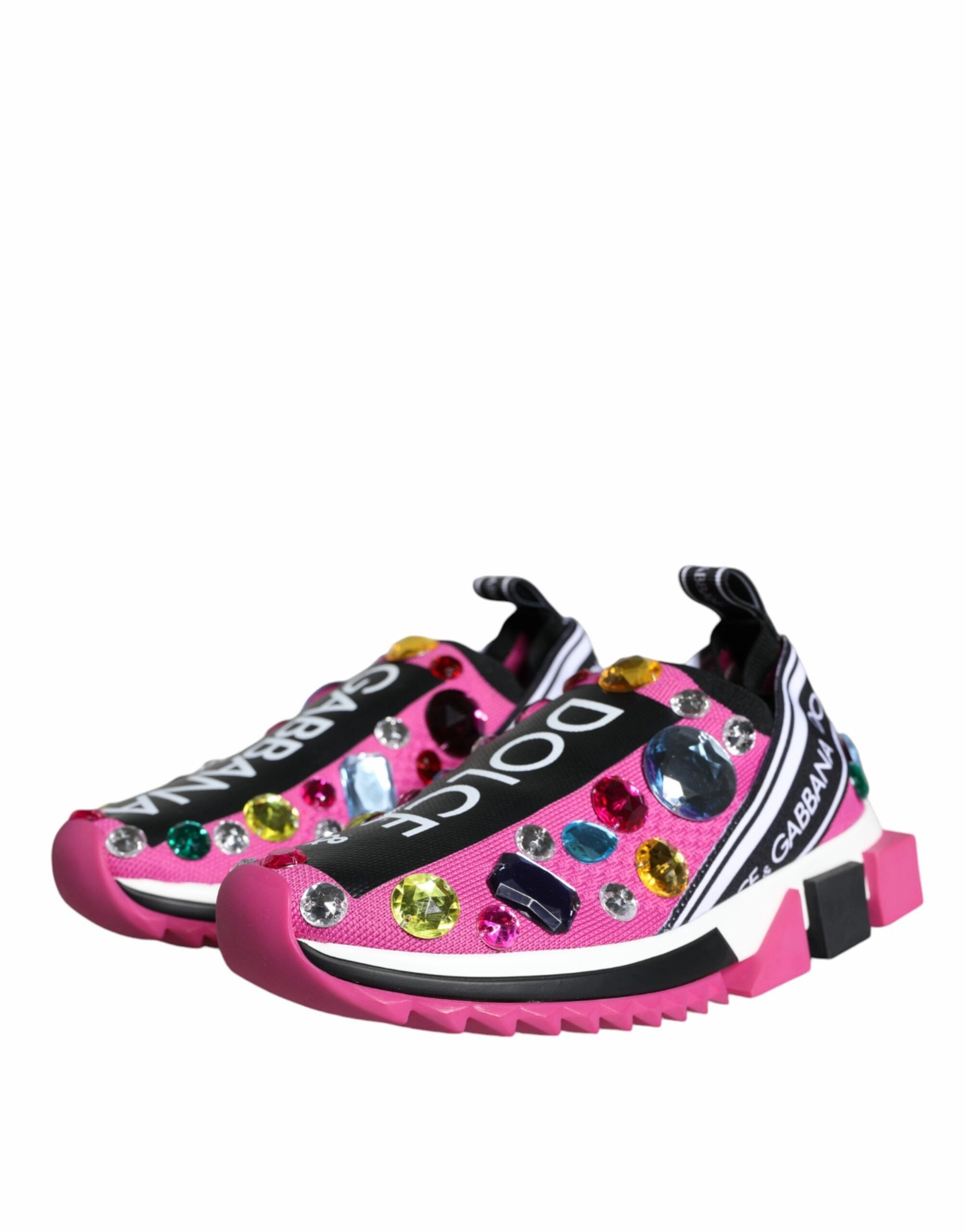 Pink Sorrento Crystals Low Top Sneakers Shoes Geox Sneakers