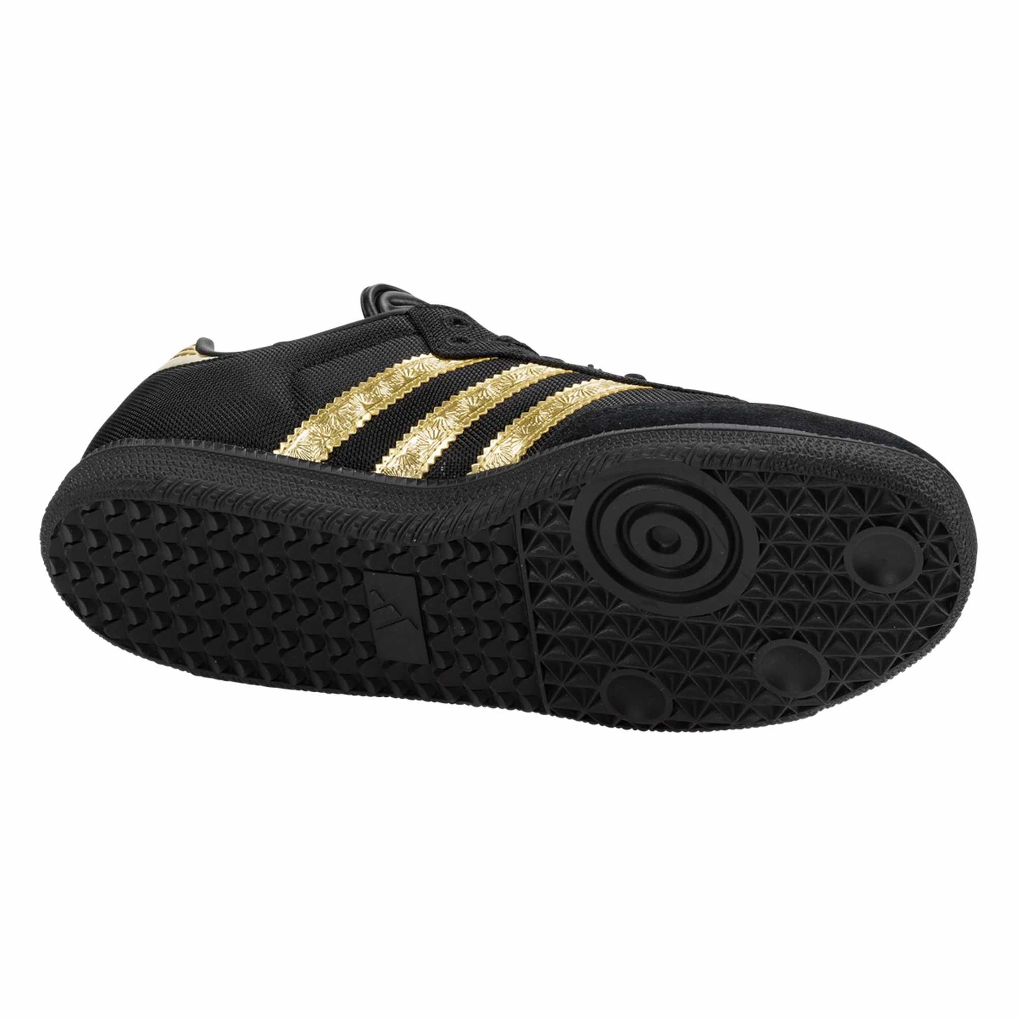 Adidas Adizero Zg Spikeless Golf Shoes adidas Mexico Samba 2025 (Black/Gold Metallic)