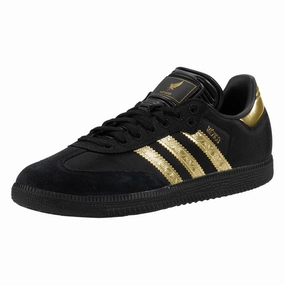 adidas Mexico Samba 2025 (Black/Gold Metallic) Vintage Adidas Wrestling Shoes