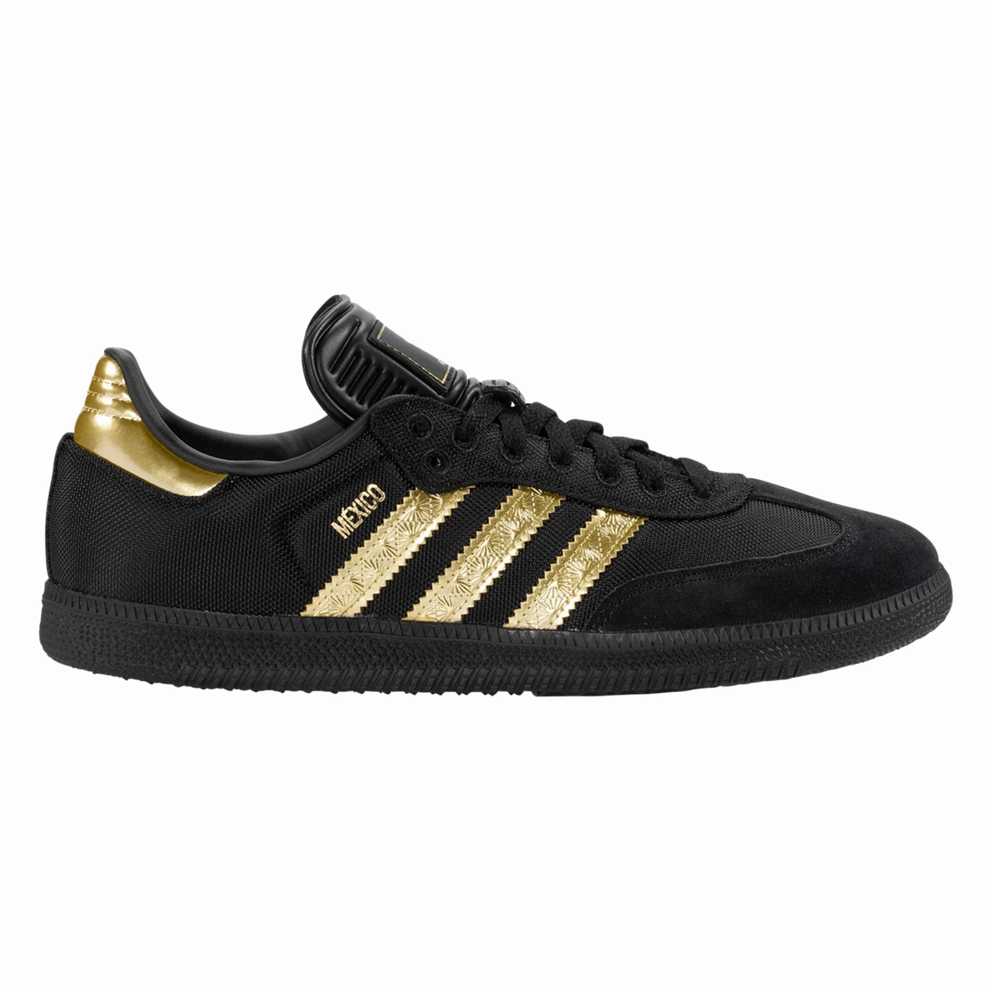 adidas Mexico Samba 2025 (Black/Gold Metallic) Adidas Ultraboost Shoes