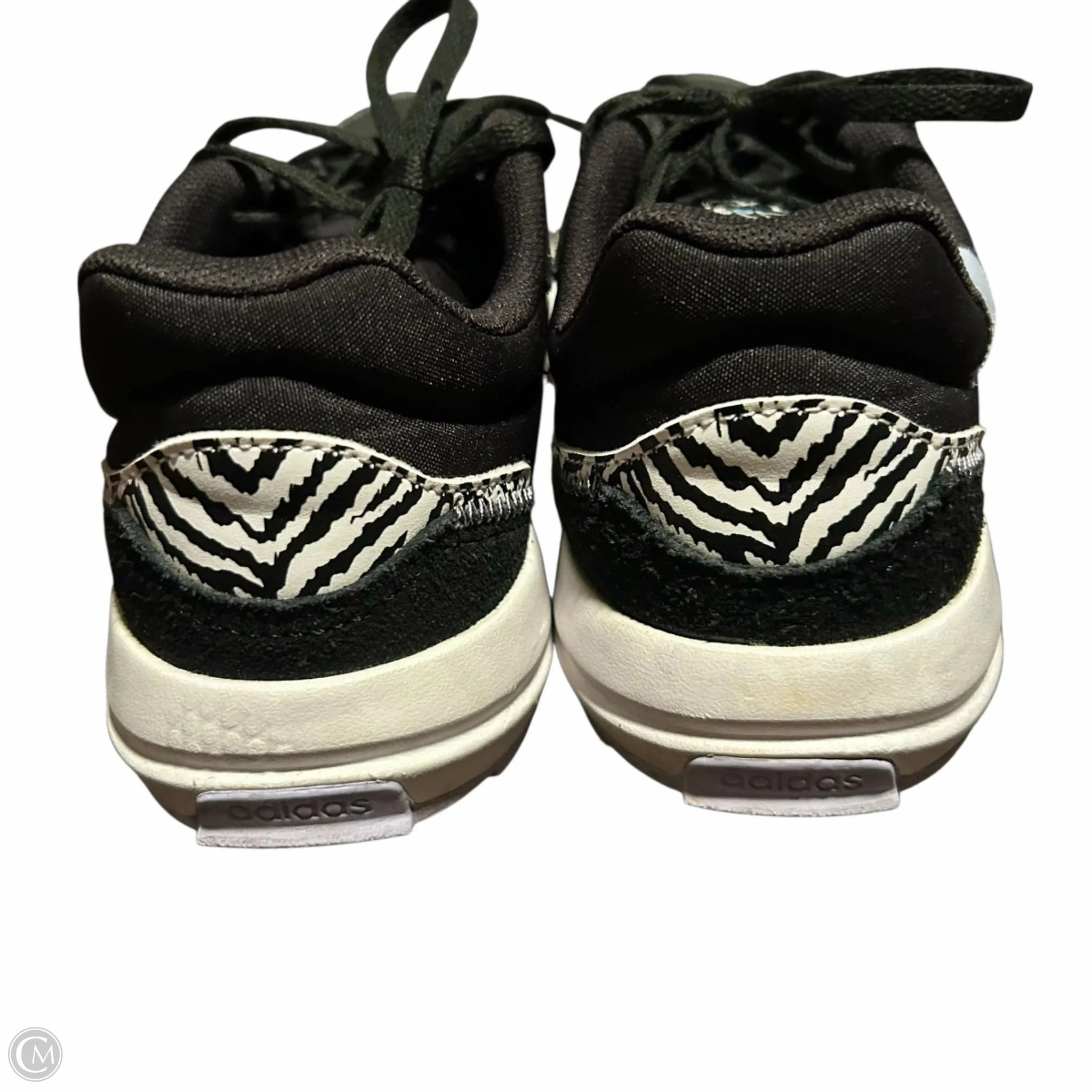 Custom Adidas Basketball Shoes Shoes Athletic By Adidas In Black & White, Size: 7