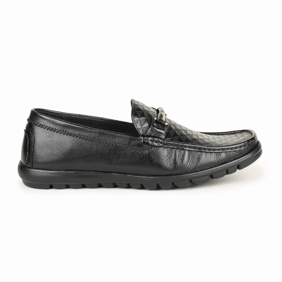 Adrian Snaffle Smooth Leather Kiltie Loafers Britmen 9121 Men's Textured Horsebit Loafers