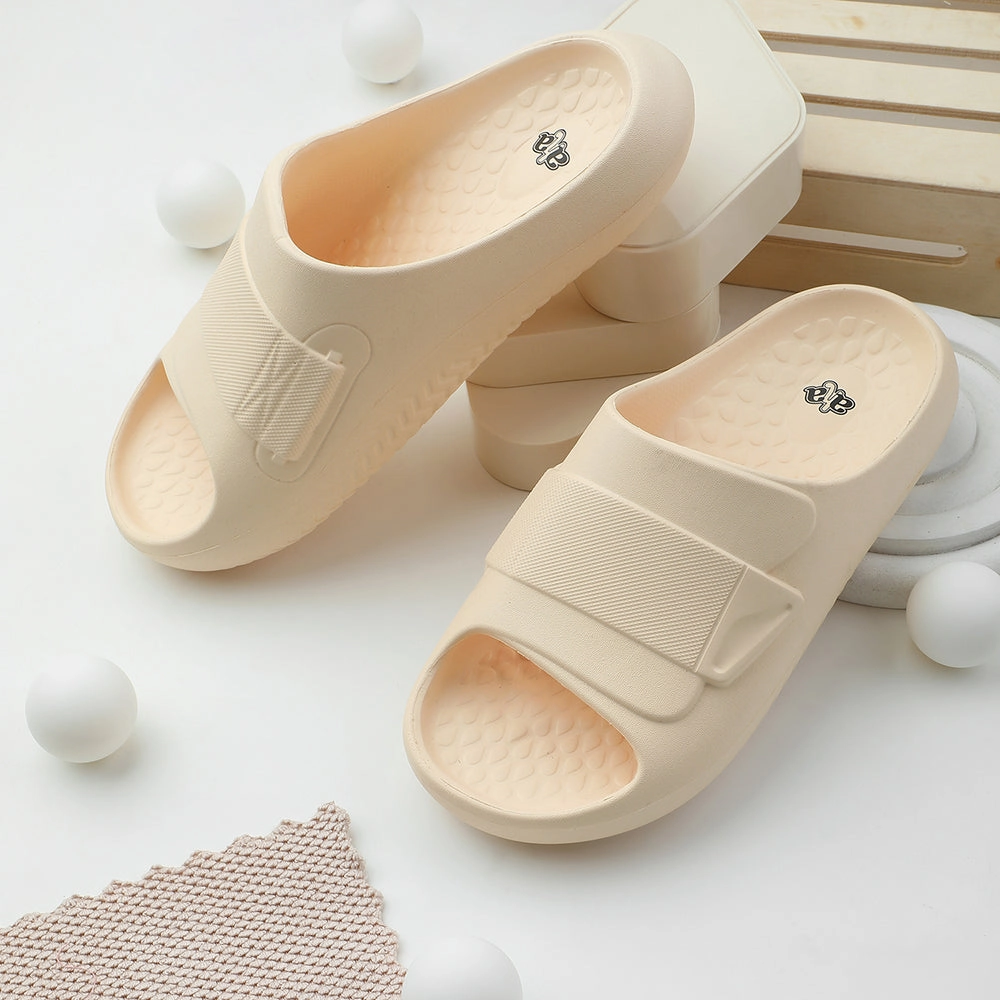 A-HA Khaki Casual Slides For Men DREAMWALKM By Liberty Tails Slippers