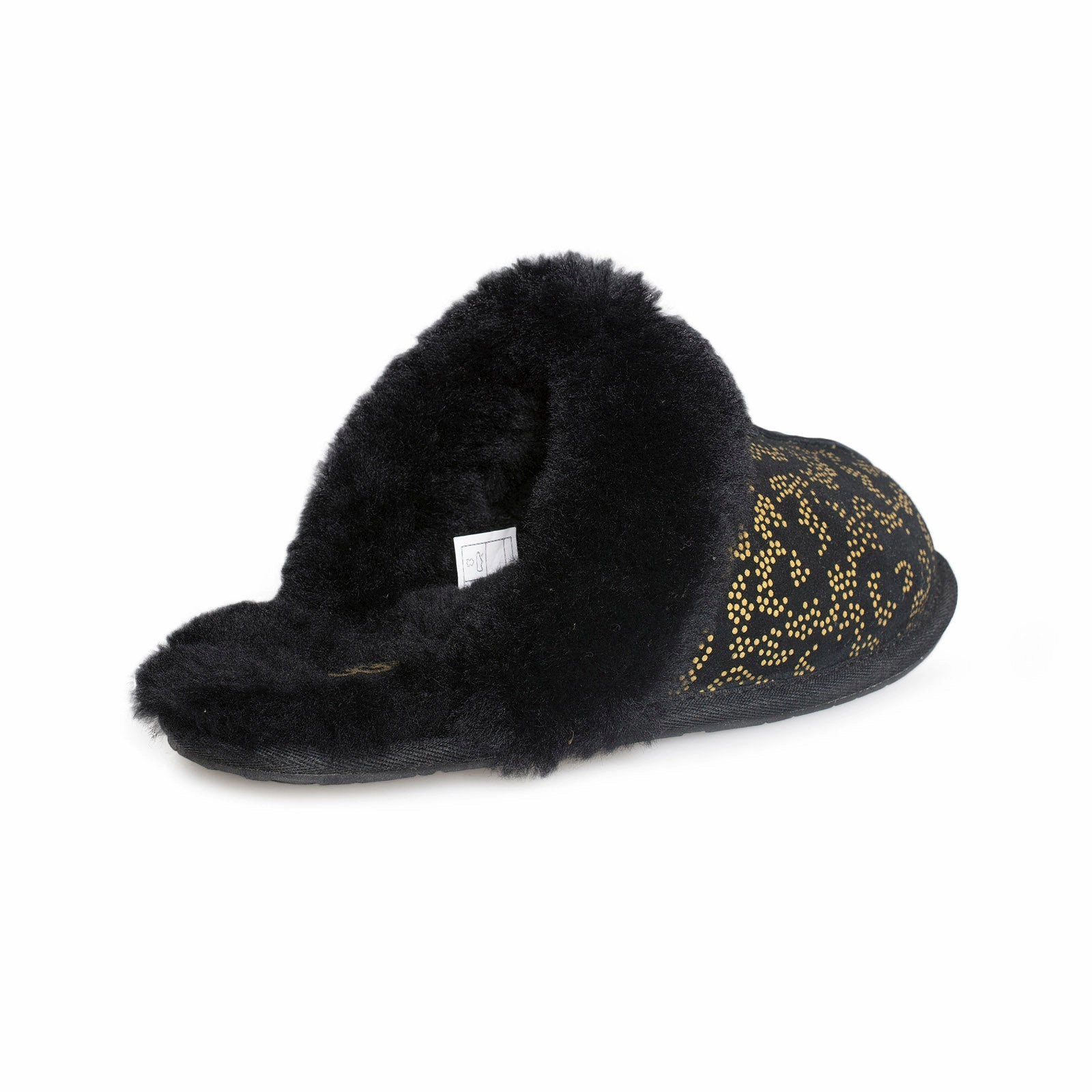 UGG Scuffette II Metallic Conifer Black Slippers - Women's Good Feet Slippers