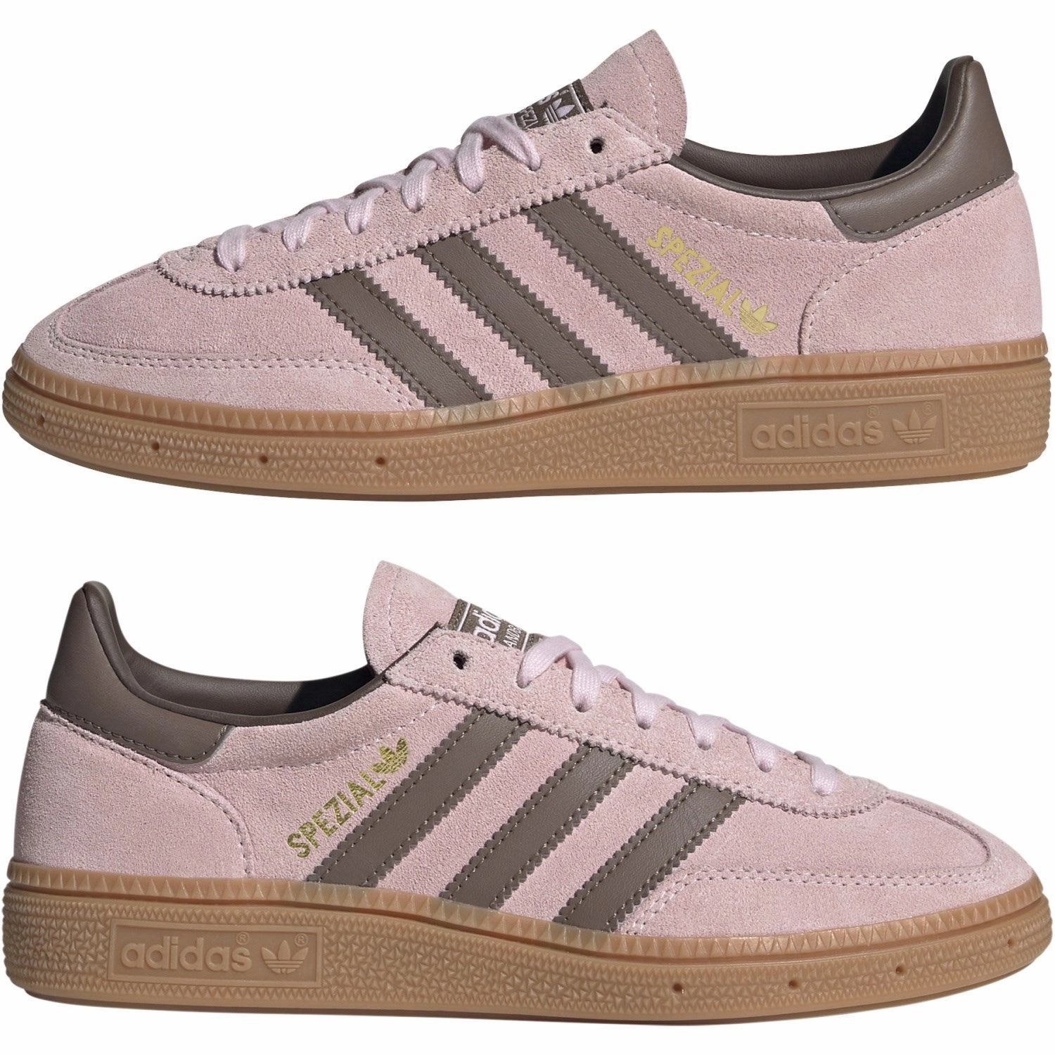 Adidas Jane Shoes adidas Originals Clear Pink/Earth Strata/Gum 3 Handball Spezial J Sneakers