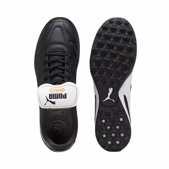Puma KING TOP TT Football Boots Unisex Puma Black Puma White Gold Bmw X Puma Shoes