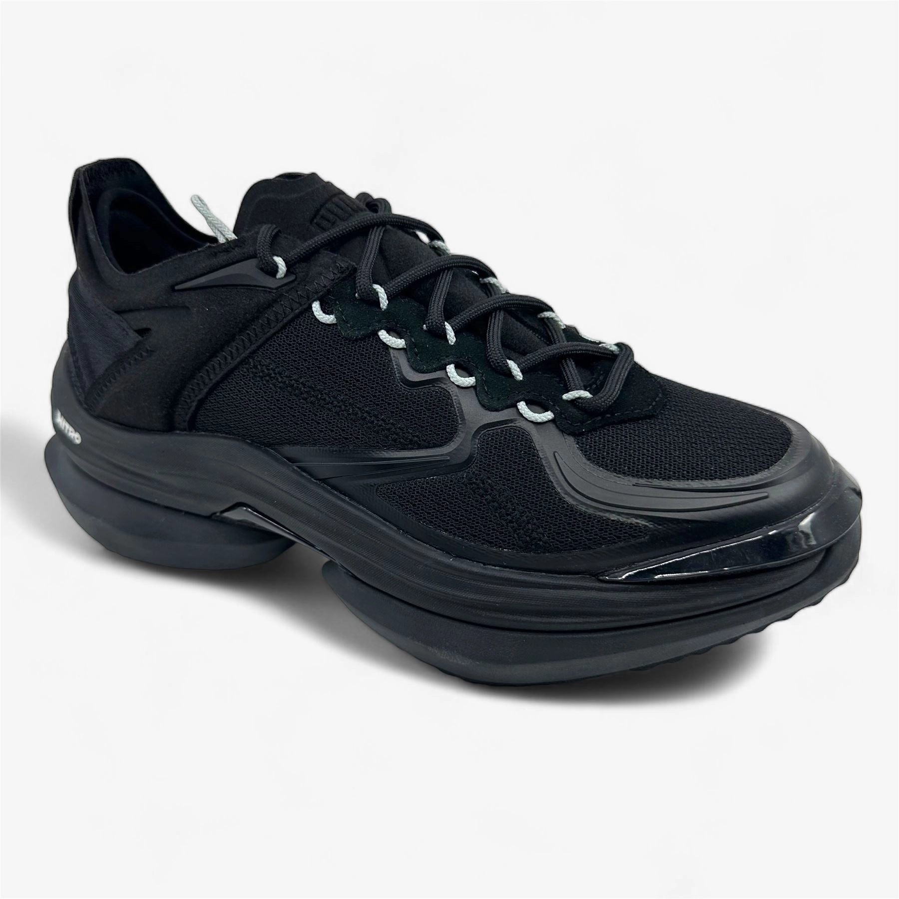 PUMA Variant Nitro Sci-Tech Black Platinum Gray Mens Size 7 Athletic Sneaker Asics Gel-flux 5 Running Shoes