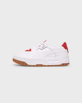 PUMA Women's Cali Dream Heritage Puma White-Gum-High Risk Red Asics Gel Nimbus 18 Shoe
