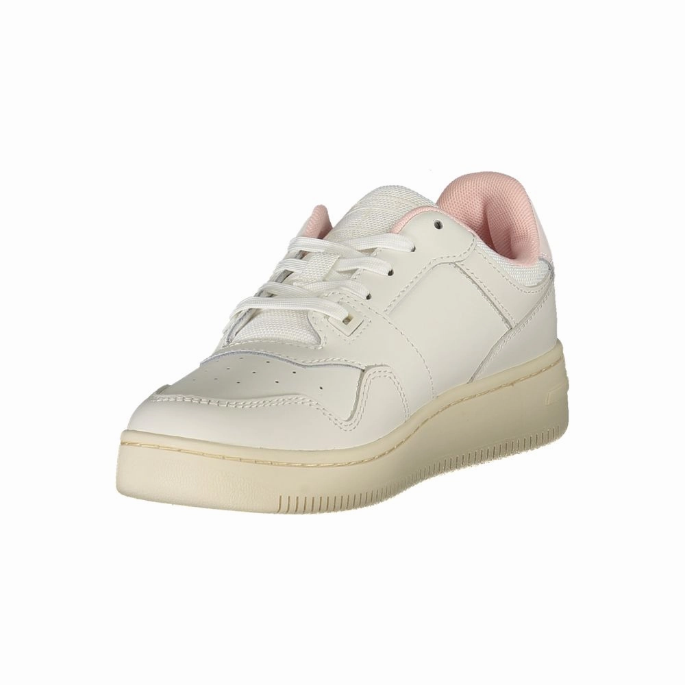 Tommy Hilfiger White Leather Women Sneaker Sneakers To Wear With A Suit