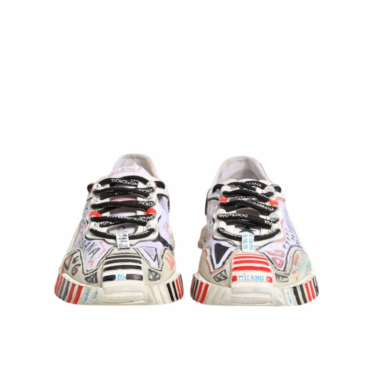 Hot Wheels Sneakers Dolce & Gabbana Multicolor Suede Fabric NS1 Sneakers Shoes