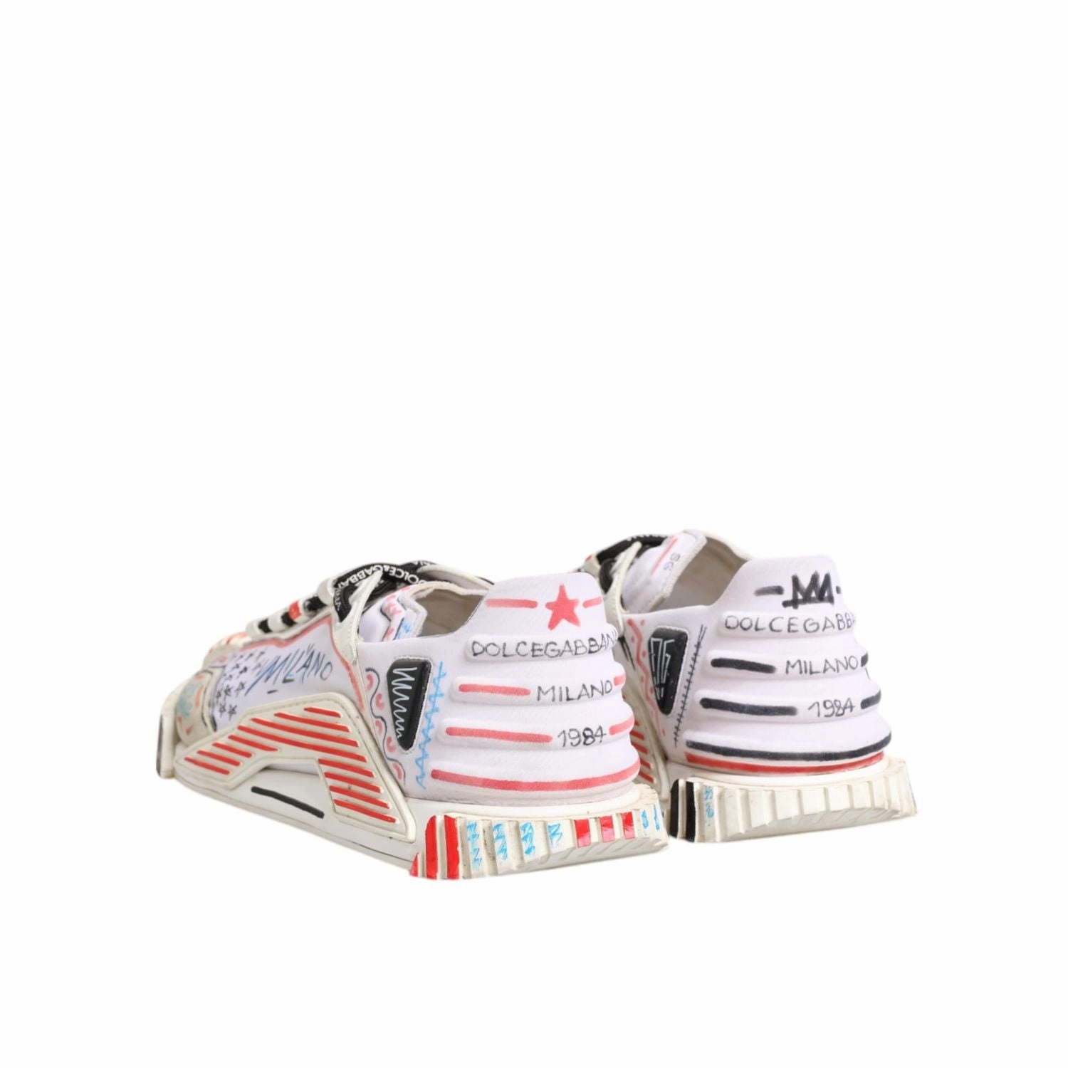 Ghoud Sneakers Dolce & Gabbana Multicolor Suede Fabric NS1 Sneakers Shoes