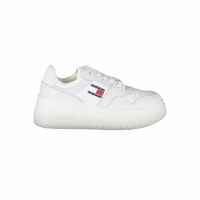 Best Sneakers For Nurses Tommy Hilfiger White Polyester Sneaker