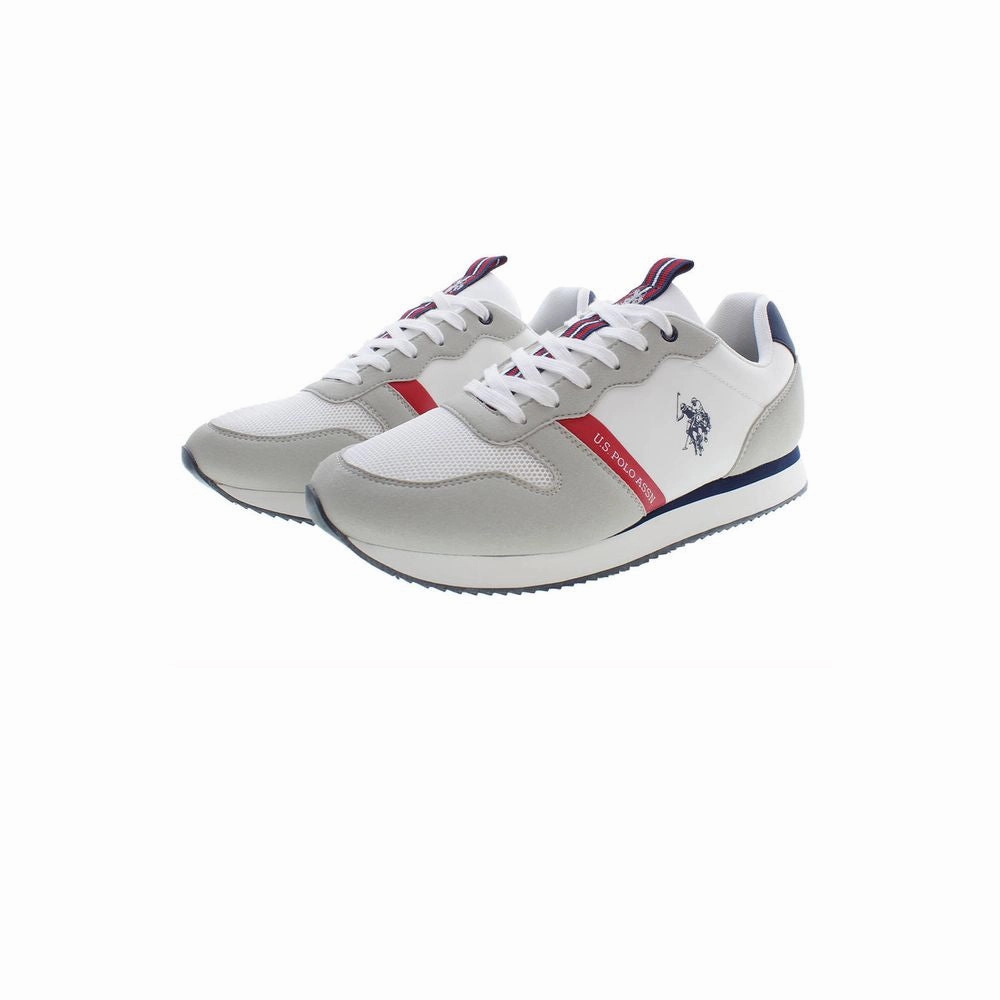 Suit And Sneakers U.S. POLO ASSN. White Polyester Men Sneaker