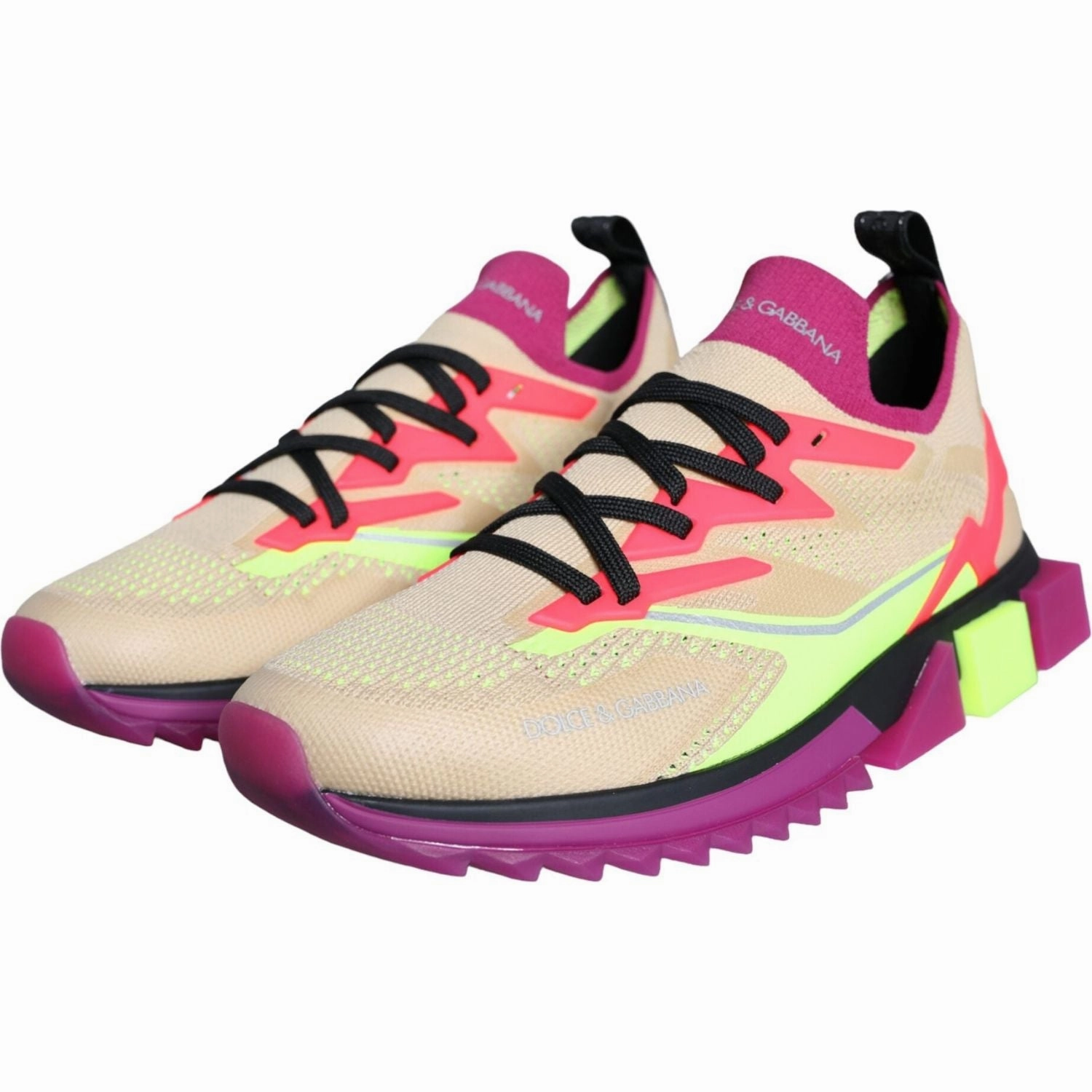 Dolce & Gabbana Multicolor Super King Low Top Sneakers Shoes Ugg Sneakers Lowmel Size 6