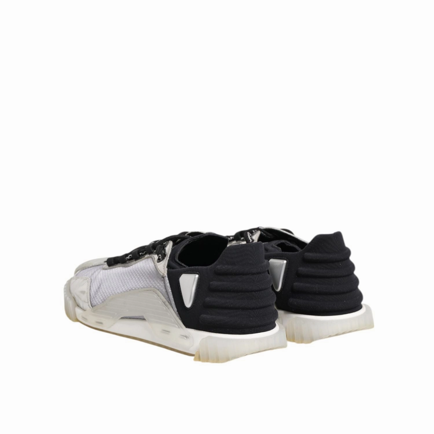 Sneakers Karl Lagerfeld Dolce & Gabbana Black Silver NS1 Men Low Top Sneakers Shoes