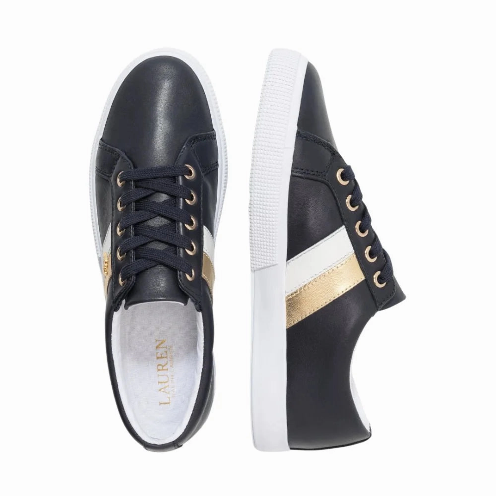 Sneakers Aloha Ralph Lauren Janson II Leather Navy Women