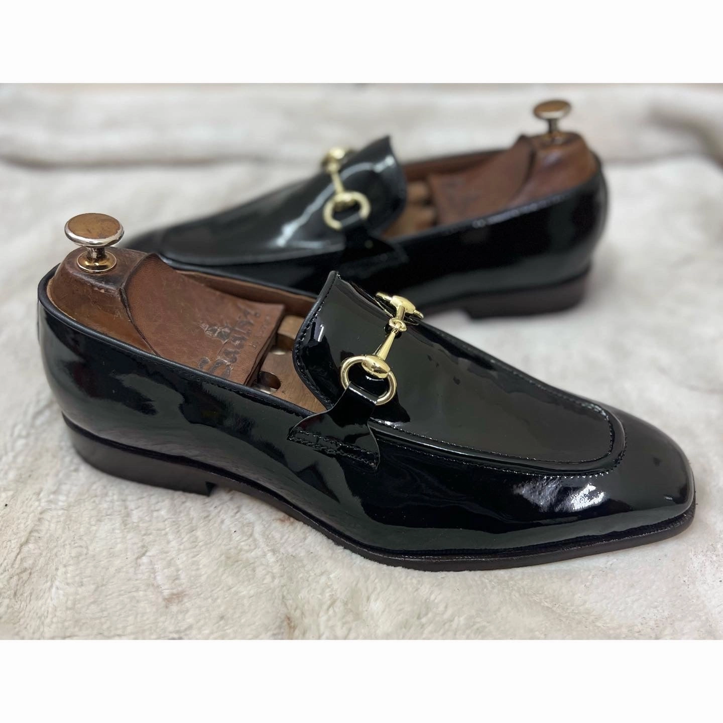 Black Patent Horsebit Loafers Ariat Loafers