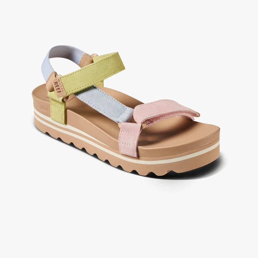 Reef Cushion Rem Hi Womens Platform Sandals - Meringue CJ5879 Sandals To Wear With Plantar Fasciitis