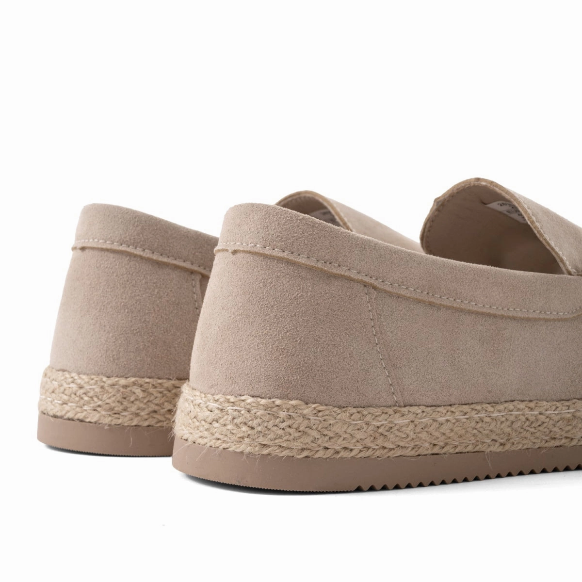 No Show Socks Loafers Zara Leather And Jute Loafers Sneakers Man -2639/520