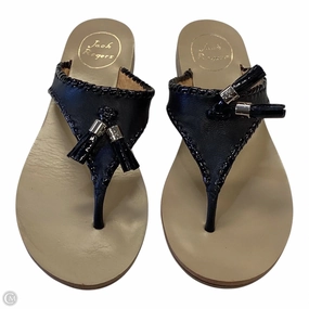 Sandals Flip Flops By Jack Rogers In Black, Size: 8 Flip Flops In Store