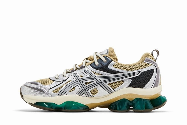 Asics Gt 2000 5 Running Shoe ASICS Gel-Quantum Kinetic Khaki Beige Pure Silver