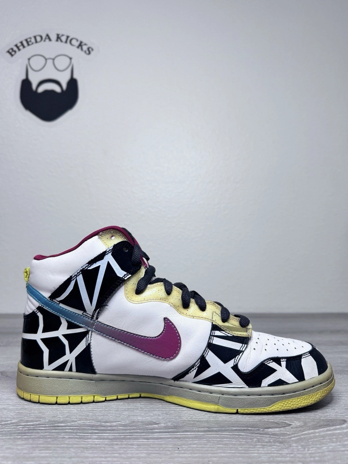 Asics Tennis Shoes Hard Court Size 11.5 - Nike SB Dunk Premium High Thrashin 313171-141 Preowned Authentic