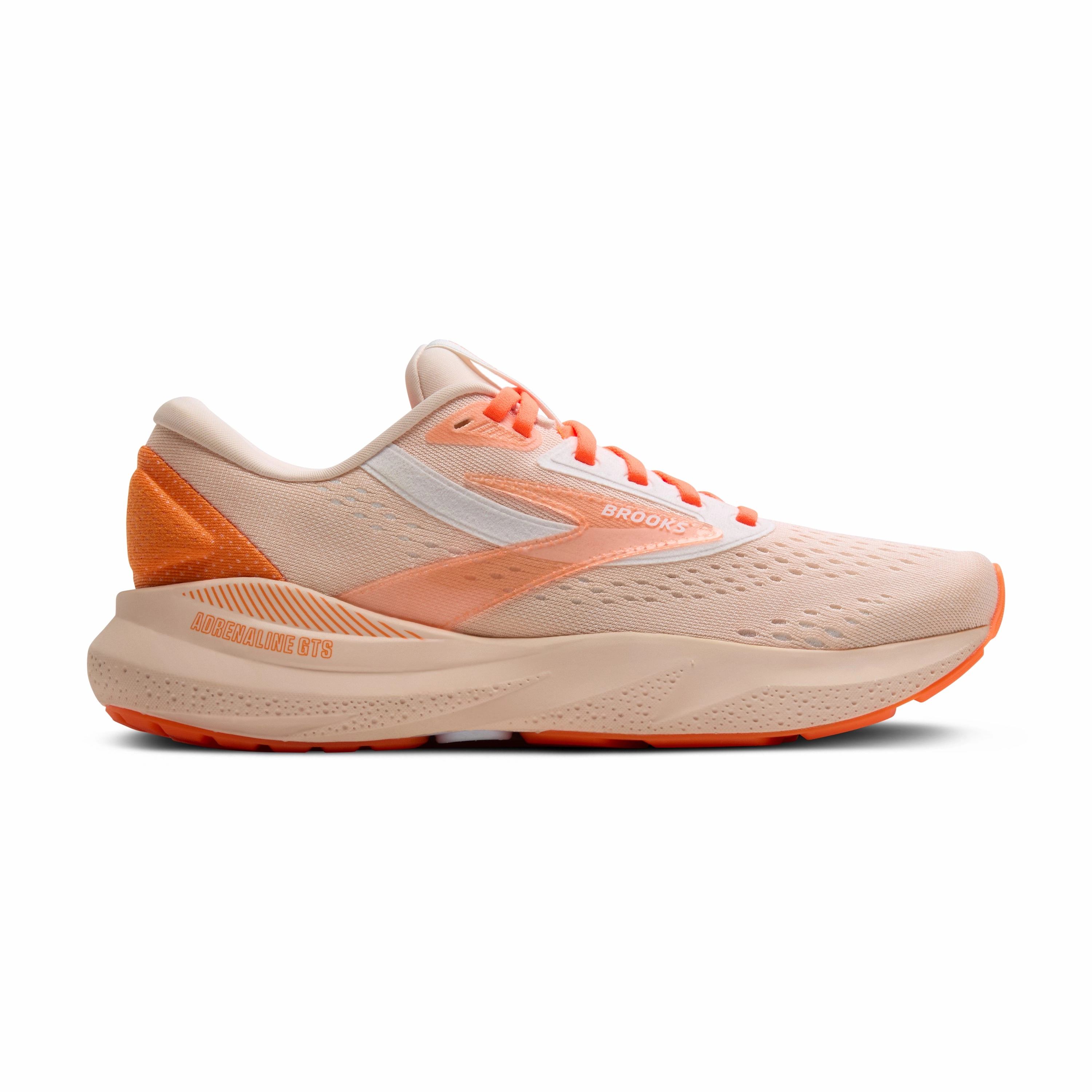 Number One Running Shoe Brooks | Adrenaline GTS 24 | Women's | Pink/Nectarine/Orange