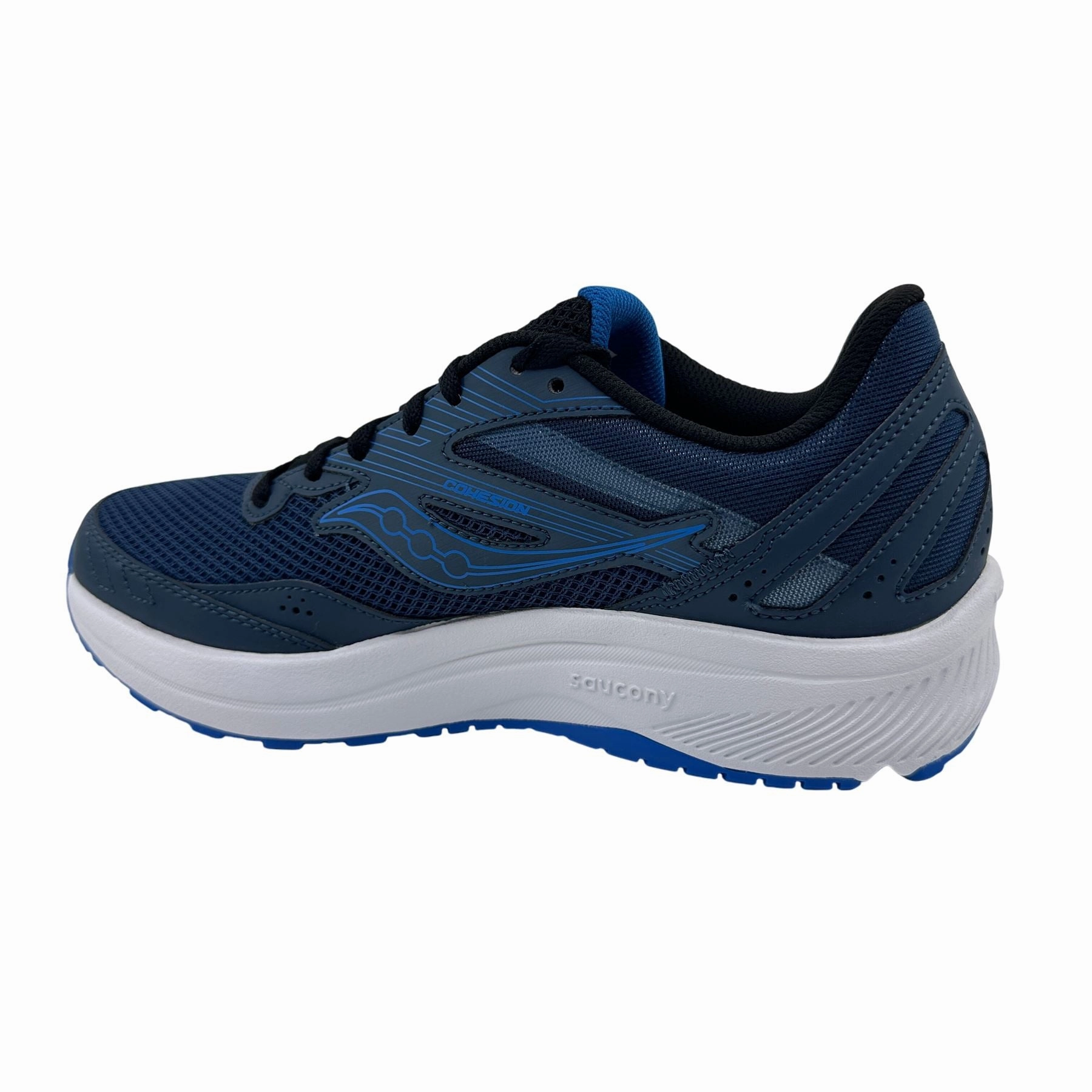 Saucony Cohesion 15 Space Blue Fire Mens Athletic Sneaker Running Shoe Review