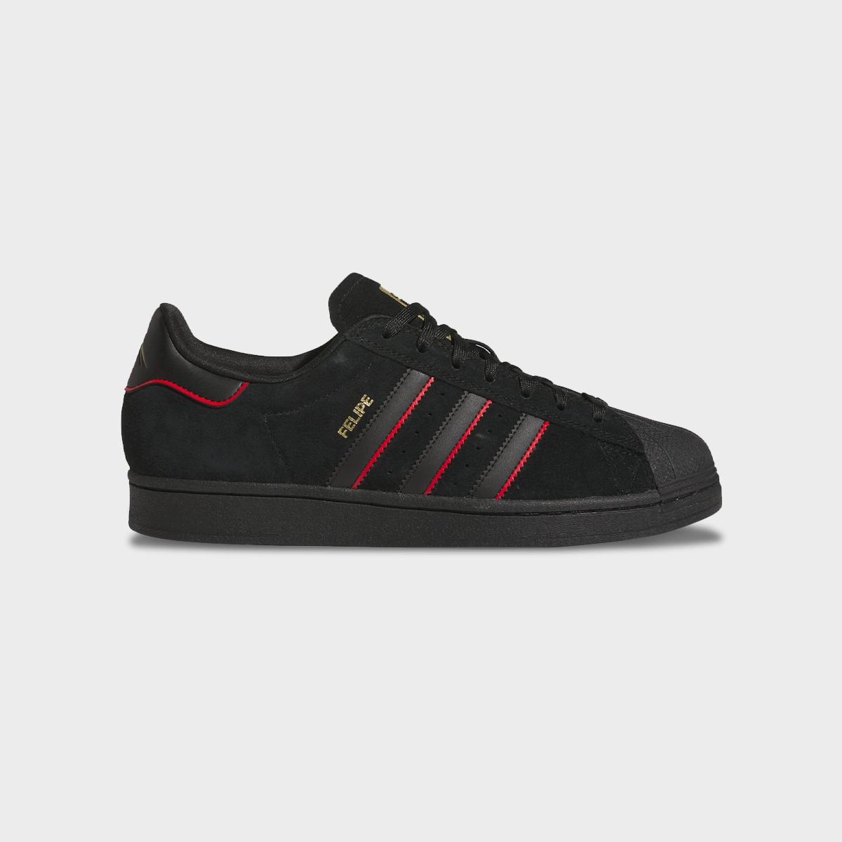 Best Adidas Basketball Shoe ADIDAS X FELIPE GUSTAVO SUPERSTAR - BLACK/SCARLET