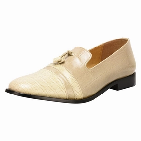 Loafers Slim Reno Genuine Leather Slip-on Tassels Shoes for Men