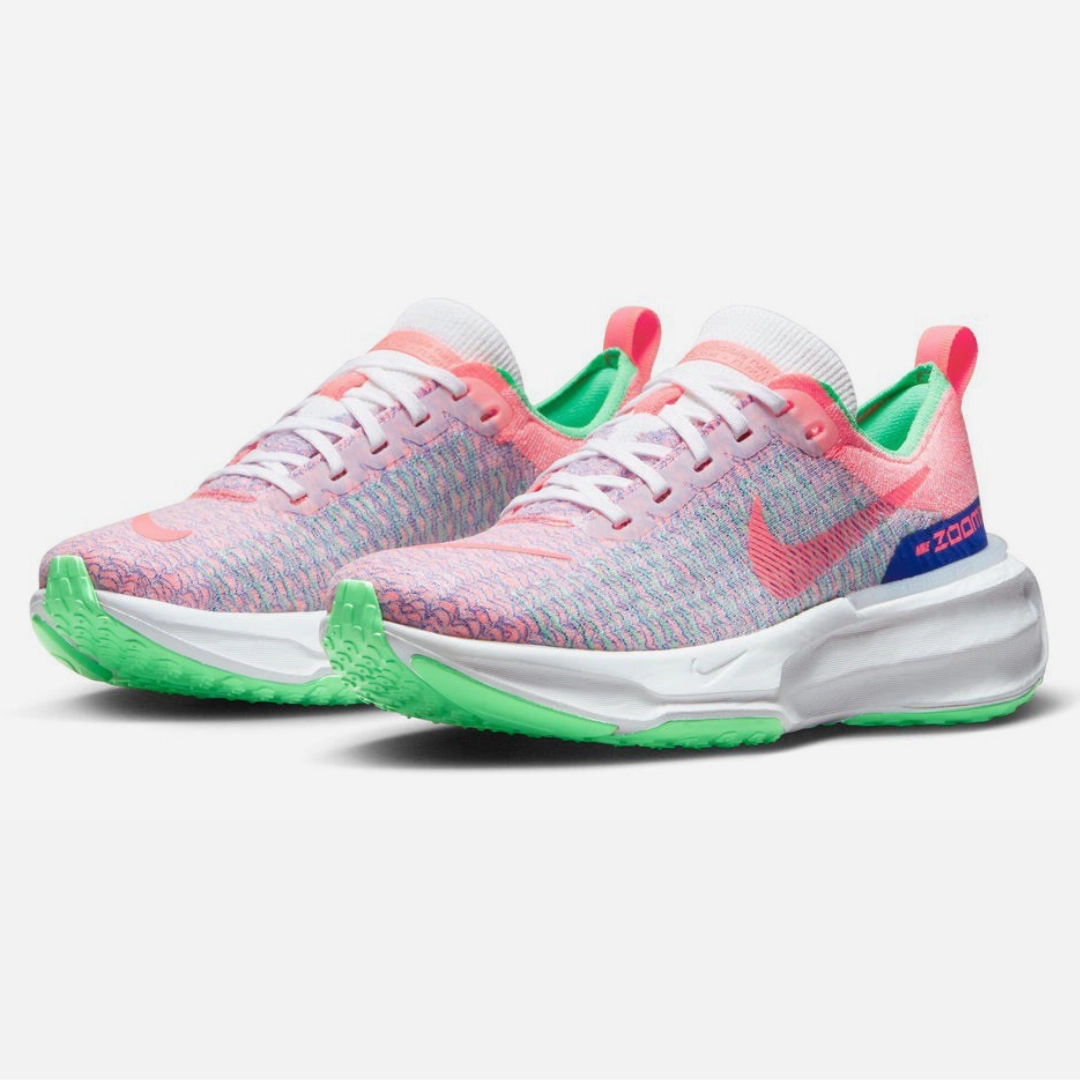 Asics Colorful Running Shoes Nike Invincible Run 3 - White Hot Punch