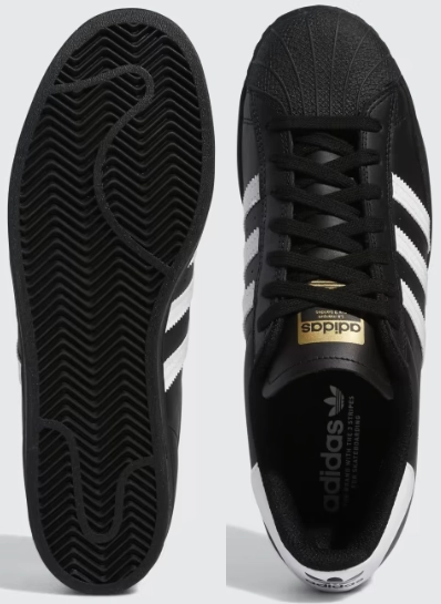 Futuristic Adidas Shoes Adidas - Superstar ADV Shoes | Black White