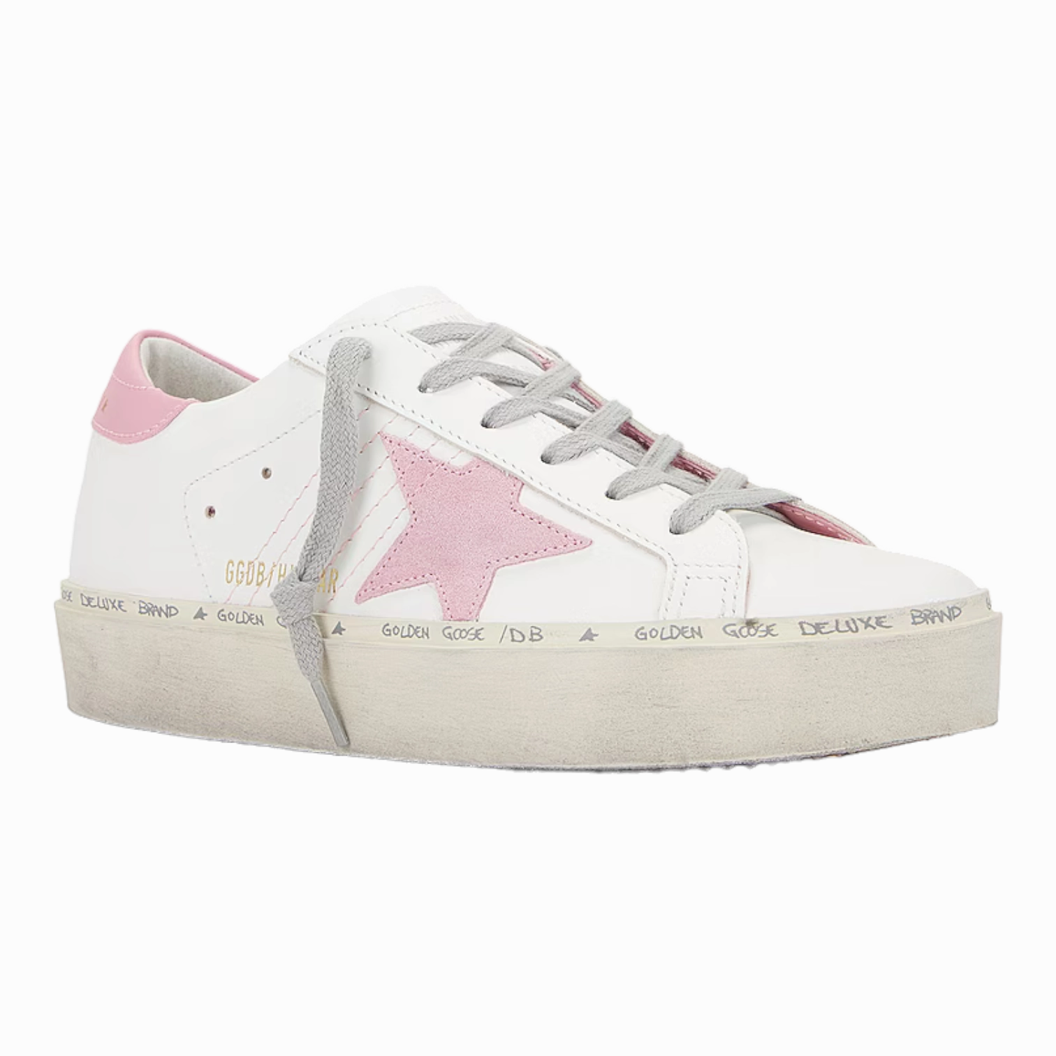 Antoine Sneakers Golden Goose Hi Star Leather Upper and Heel Suede Star GWF00118.F004723.11202