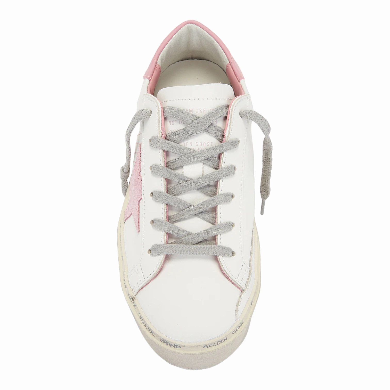 Sneakers Strap Golden Goose Hi Star Leather Upper and Heel Suede Star GWF00118.F004723.11202