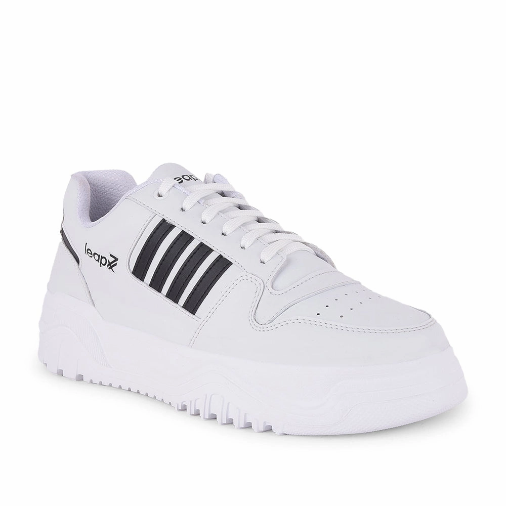 Retro Gts Casual Shoes Leap7x Casual White Lacing Sneakers For Men JAXER-1E By Liberty