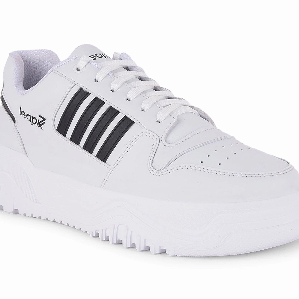 Leap7x Casual White Lacing Sneakers For Men JAXER-1E By Liberty Shacrelite Moc Casual Shoes