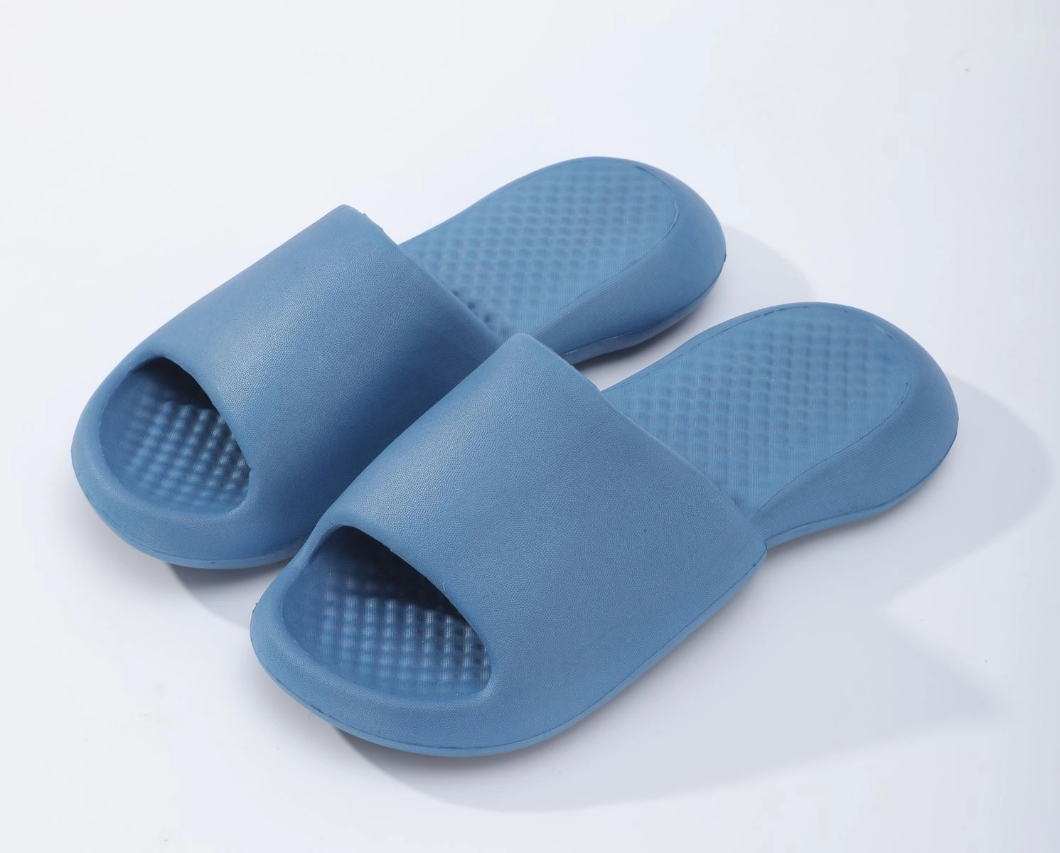 Roxoni Men's Solid Slipon Sports Casual Comfort Soft Breathable Slippers Doc Slides