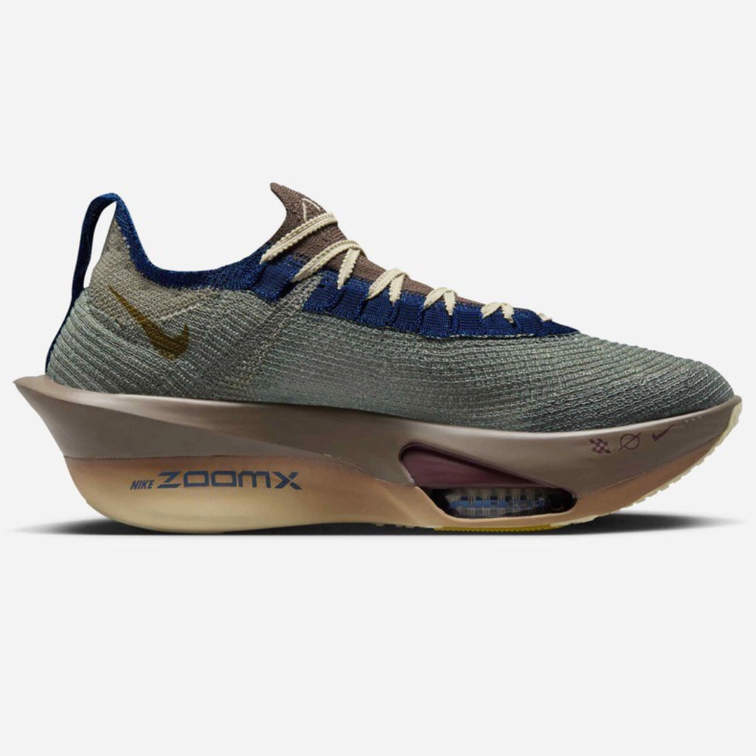 Nike ZoomX ALPHAFLY Next% 3 Premium - Marrom/Cinza White Asics Shoes