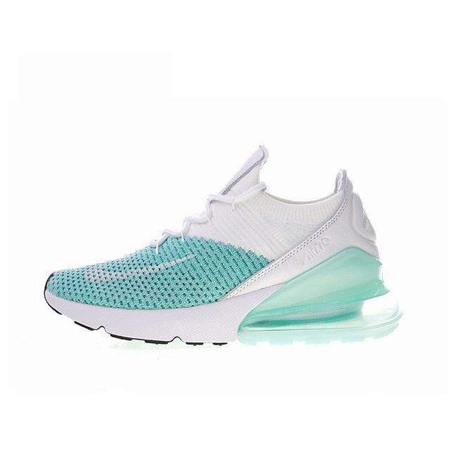 Running Shoes Fitting Guide Original authentic Nike Air Max 270 Flyknit women's running shoes outdoor sports shoes fashion breathable comfort AH6803-300