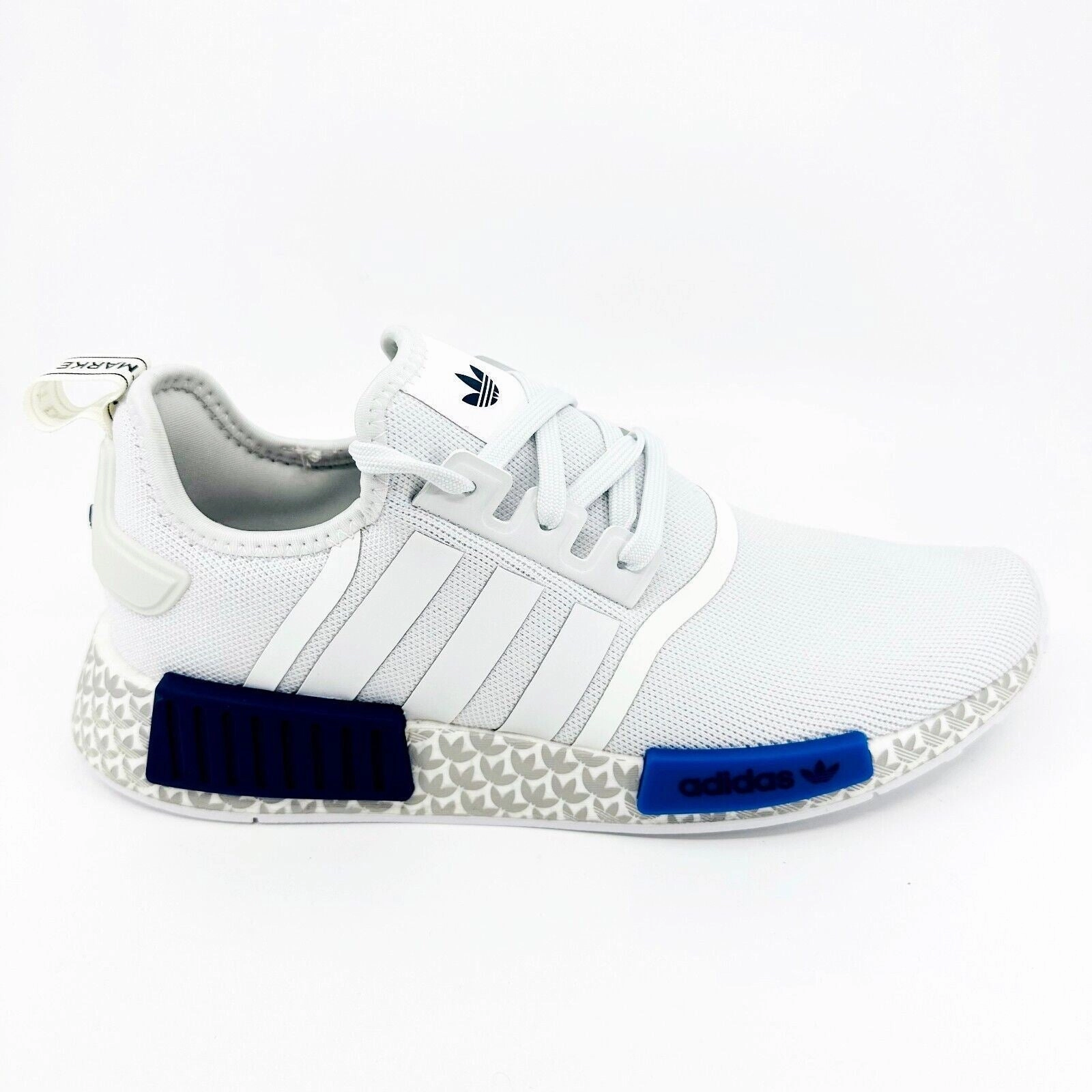 The Best Shoes Running Adidas Originals NMD R1 Cloud White Royal Blue Mens Running Sneakers GY7368