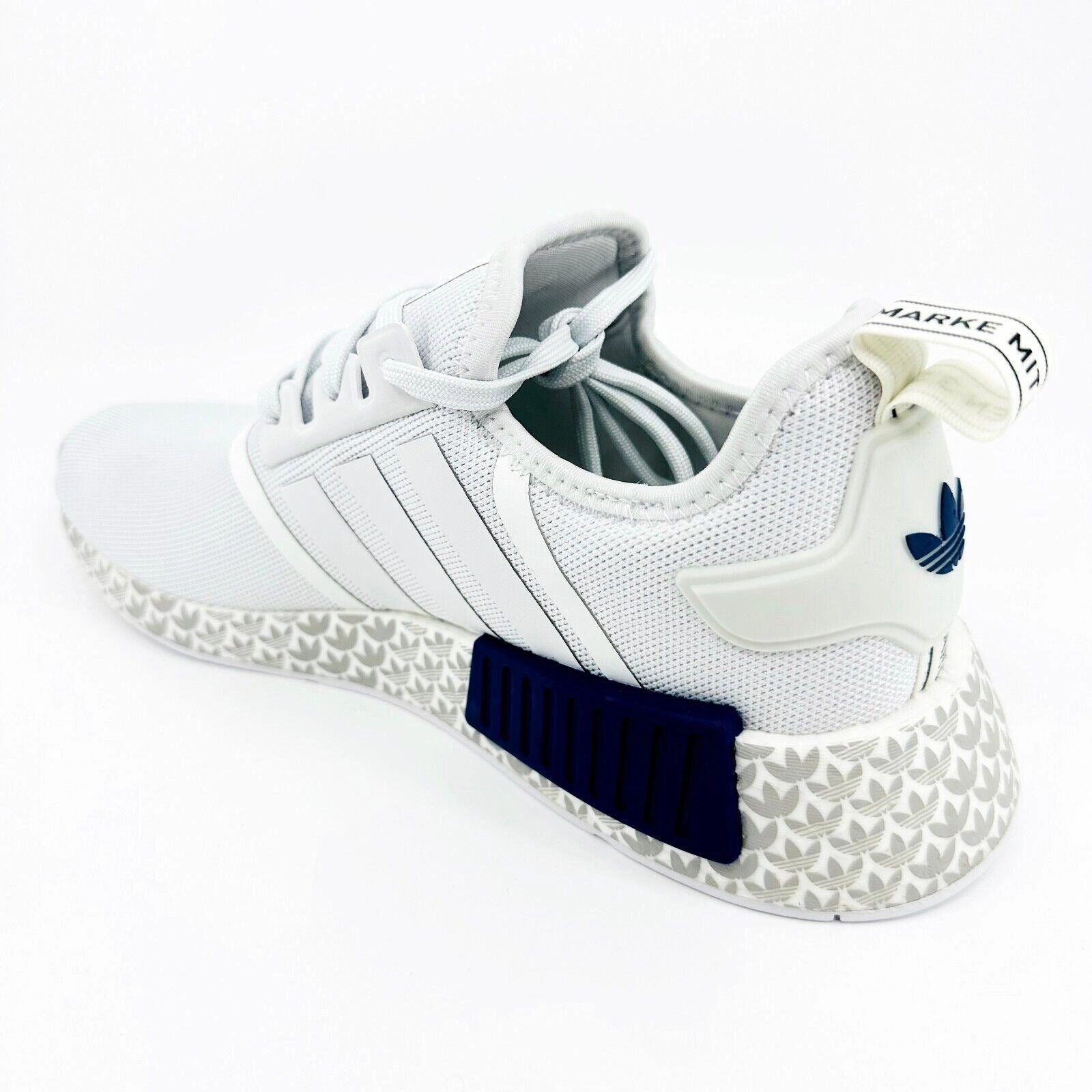 Adidas Originals NMD R1 Cloud White Royal Blue Mens Running Sneakers GY7368 Best Running Shoes Arch Support