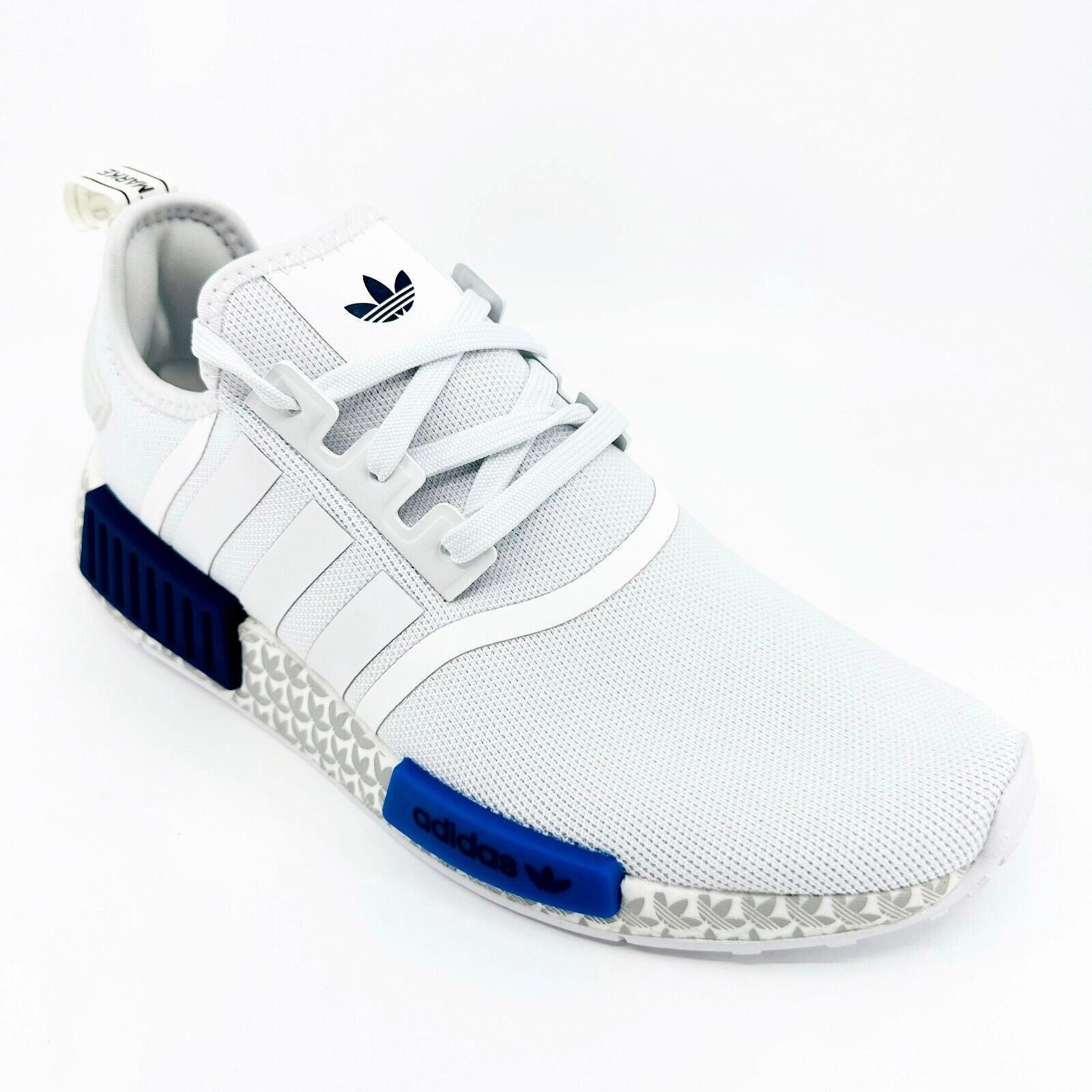 Adidas Originals NMD R1 Cloud White Royal Blue Mens Running Sneakers GY7368 Running Junior Shoes
