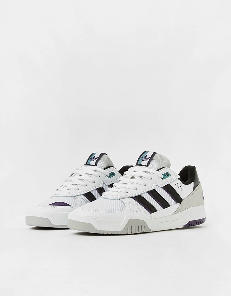 adidas Tekkira Cup Skate Shoes - White/Core Black/Aurora Plum Adidas Messi Indoor Soccer