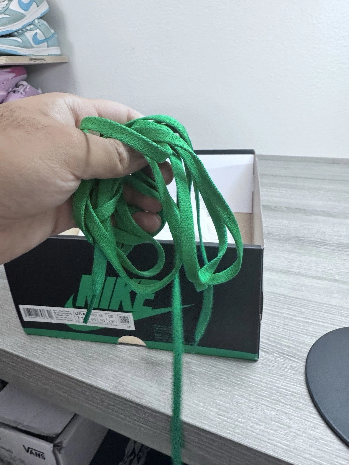 Size 11 - Nike Air Jordan 1 Retro High Lucky Green DZ5485-031 Preowned Authentic Asics Shoes Size Cm